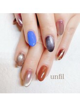アンフィルルーム(unfil room)/アシンメトリーネイル