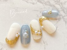 ネイルアンドアイラッシュ ボネール 銀座店(lash Bounail)/パール　ホワイト　ミラー