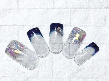 アルセア 上野御徒町店(Alcea)/オーロラネイル フレンチ