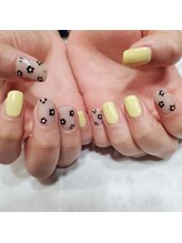 リアン 学芸大学(LiEN)/イエロー×ブラックフラワー