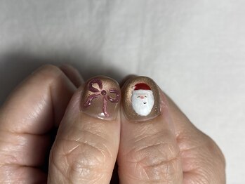 担当:上田/クリスマスネイル