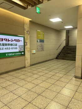 ヘッドミント 名駅店/道順1