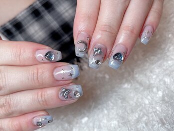 レアネイル 新宿(le'a nail)/マグネットフレンチネイル