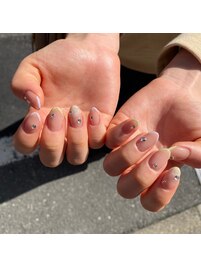 カラフルフレンチネイル