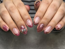 ギラギラグリッターフレンチ