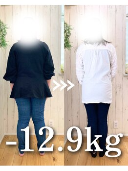 ゆうきや整体院/-12.9キロ達成!!