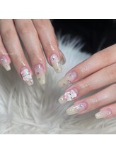 ヒポ ネイル(Hippo Nail)/キティちゃんネイル