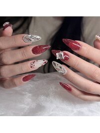 ハートホロネイル