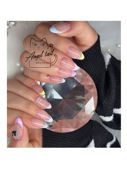 エンジェルテイル(Angel tail)/春ネイル♪
