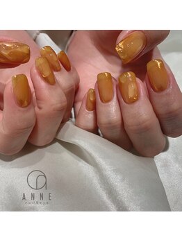 アンネ 梅田 GRACE店(ANNE)/つるっとハニーネイル♪