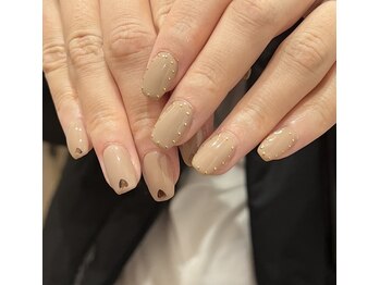 ニキ ヘアー ネイル(niki hair nail)/ハートベージュ