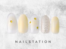 ネイルステーション 渋谷マークシティ店(NAIL STATION)/フラワーネイル／パラジェル