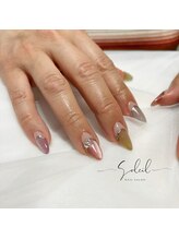 ネイルサロン ソレイユ(Nailsalon Soleil)/マグネットフレンチ♪