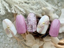 ネイル ナテュール 平塚店(Nail Nature)/リボン☆ツイード