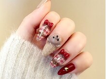 シェル ネイル(Cher nail)/韓国風チェック【Cher nail】