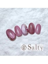 ネイルアンドアイラッシュサロン ソルティ 寺田町(salty)/３月４月選べるデザイン(MAG)