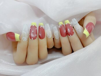 ジョアアンジェ 上本町店(joieange)の写真/【ジェル長さだしアプレ登場】爪に悩みがある方にもオススメ◎長さだしで丈夫かつ美しい指先に！<1本～OK >