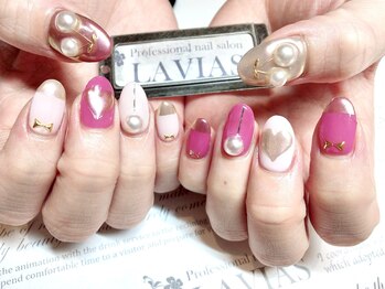 プロフェッショナル ネイルサロン ラヴィアス(LAVIAS)/【ジェル】10本アートし放題