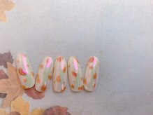 ネイルサロン&スクール ジーナ(GINA)/牛柄オーロラネイル