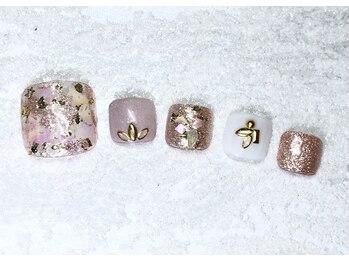 ローズクォーツ(Rose Quartz)/フット定額Bアートコー¥8,500