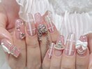 推し活ガーリーネイル