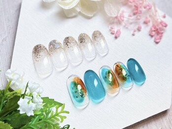 アイラッシュサロン エーアンドエー(eyelash salon A&A)の写真/【最旬デザインを多数ご用意◎】毎月変わる定額ネイルがオススメ☆貴方のお気に入りデザインを見つけよう♪