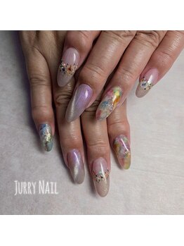 ジュリーネイル 所沢店/押し花ネイル