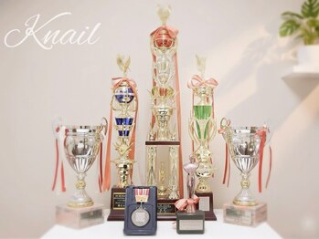 ケイネイル(Knail)の写真/全ネイリストが1級取得!JNA認定サロン!入賞経験オーナー指導のもと、プロ技術で美と爪の健康を両立◎