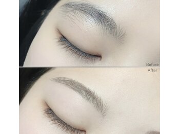 リレア(RELAIR)の写真/【大人の隠れ家サロン】骨格や顔分析で叶う似合わせ美眉WAX有り◎次世代まつパやLEDマツエクセットも人気♪