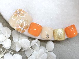 ☆フットミディアムネイル#211