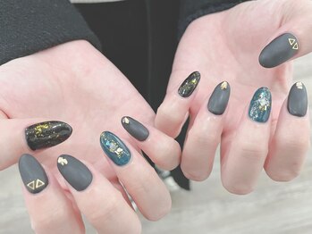 プライズアイリス アイラッシュ 池袋東口店(prize Iris eyelash)/【パラジェル】マットデザイン♪