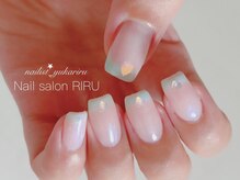 リル(RIRU)/ハートネイル/フレンチネイル