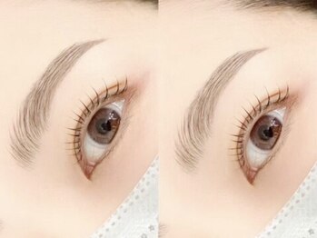 ユヅメ 月島店(YUZUME)の写真/SNSで話題！【ハリウッドブロウ】で立体感のある眉毛に仕上げて垢抜け☆憧れのナチュラル眉に♪