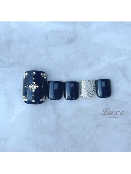ネイルサロンリュクス (nailsalon Luxe)/大人キラキラストーンネイル☆