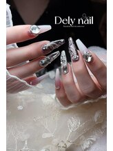 デリーネイル(Dely_nail)/煌めく網タイツゴージャスロング