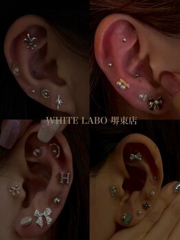 ホワイトラボ 堺東(White labo)の写真/【リフトアップを叶える】SNSで話題の《耳つぼジュエリー》がリーズナブル価格で！美肌や健康にも◎