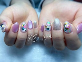 お花ネイルです