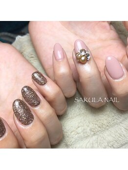 ネイルバイサクラ NAIL BY SAKULA/ビジューネイル