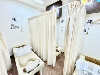 朝霞エキナカ整骨院/カーテンの用意あります♪