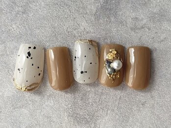 エムドットネイル 池袋(m.nail)/つぶつぶニュアンスネイル