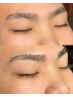 【二回目五週間以内の方限定】眉デザイン＋眉WAX脱毛＋眉間引き　￥3500