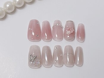 ジェムネイル(gem nail)の写真/デザイン数×提案力であなたの”なりたい”が叶う！丁寧なカウンセリングで初心者さんにも人気のサロン☆