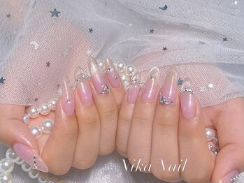 ニカネイル(NiKa Nail)の写真/『シンプルに。だけど「かわいい」上品ネイル』◇オフィスシーンにぴったりなデザイン多数◎【京橋すぐ】