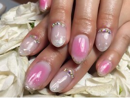 春チークネイル☆