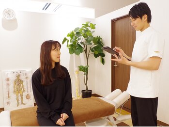 カラダファクトリー イオンモール多摩平の森店/施術の流れ2.カウンセリング