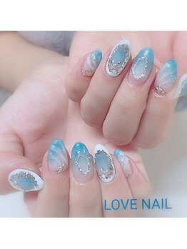 ラブネイル(LOVE NAIL)/夏ネイル