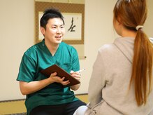 まもる整体サロン 新山口店/１カルテの記入・カウンセリング