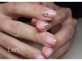 桜グラデーションネイル