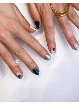 ウロネイルズ(ulo nails)/エメラルドデザイン