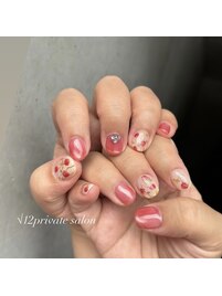 バラ！フラワーネイル
